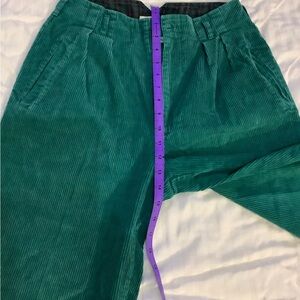 Vintage Green Corduroy Pants